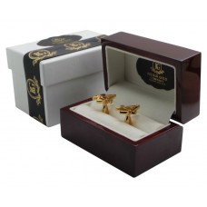 Freemason Cufflinks in Polished Wood Case Freemason Cufflinks in Polished Wood Case